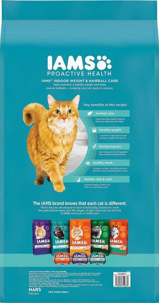 IAMS Health Weight Hairball Care Chicken & Turkey Dry Cat Food 44 lb bundle