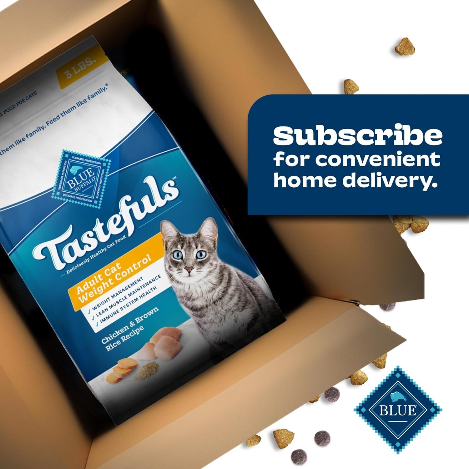 Tastefuls Natural Food Adult Cats Weight Control 15-lb. Bag