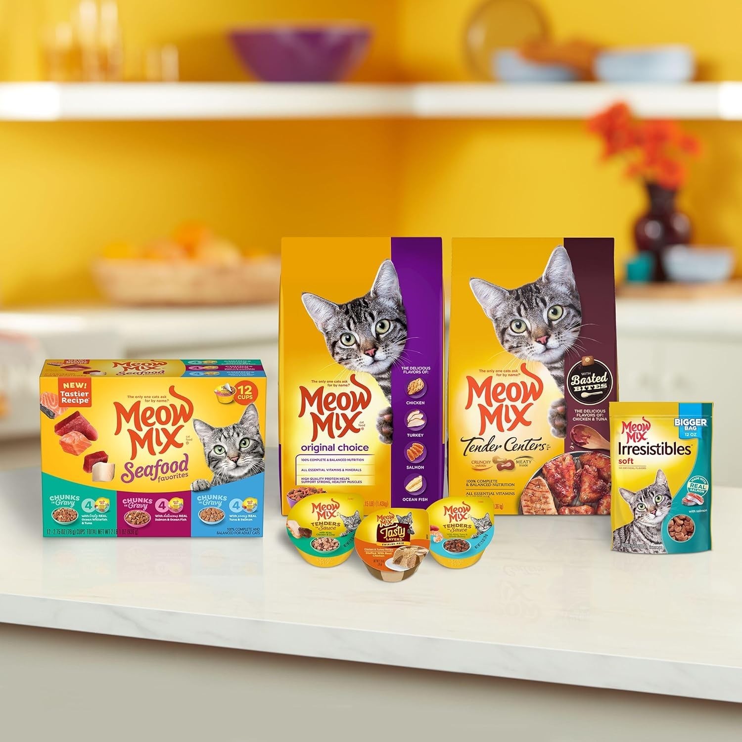Dry Cat Food 18 oz Pack of 6 All Life Stages Balanced Nutrition Chicken