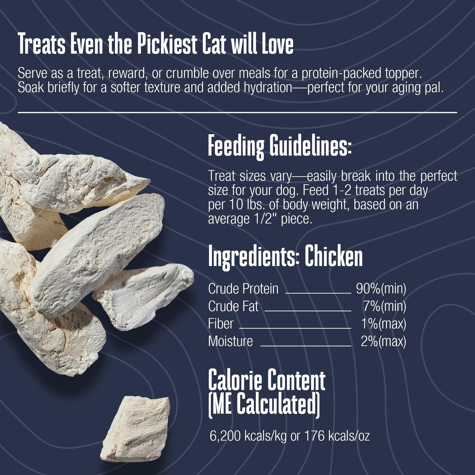 Whole Life Cat Just One Chicken Freeze Dried 4 Ounce (Pack of 1), 4oz