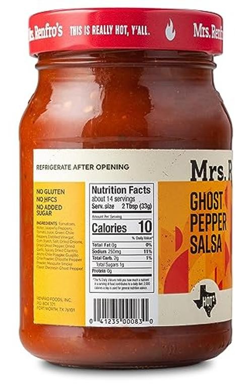 Hot Salsa Variety Pack, 16 oz Jars (Pack 1 Pound (Pack of 2) Hot Variety Pack