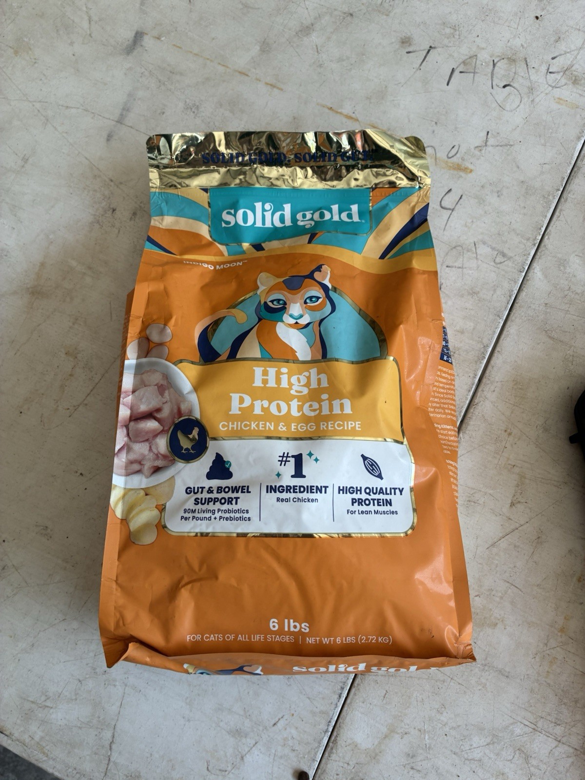 Solid Gold High Protein Chicken & Egg Recipe Dry Cat Food 6 lb Bag