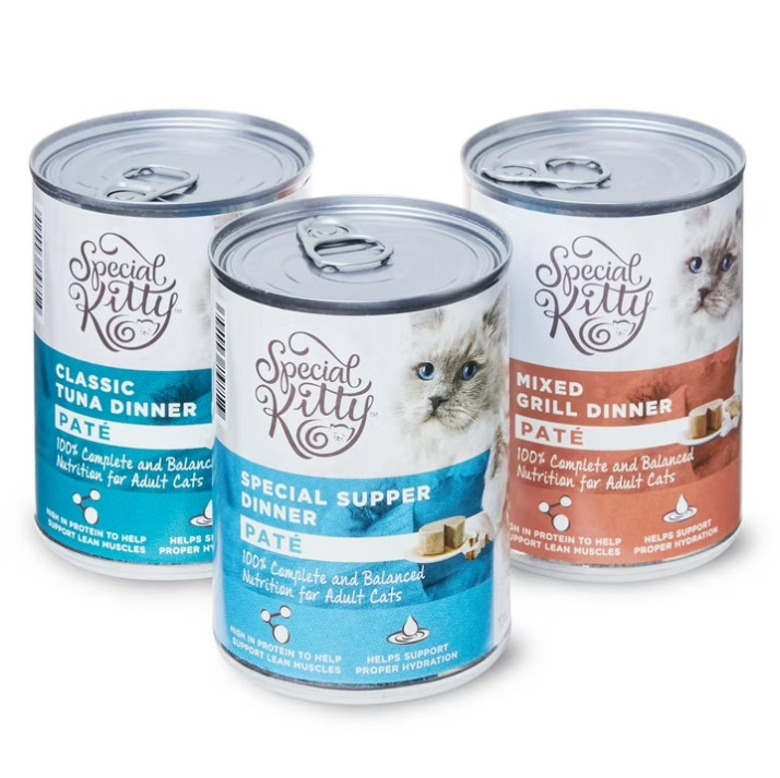 3 Box Special Kitty Classic Variety Pack Pate Cat Food, 13 oz Cans, 12 ct Box