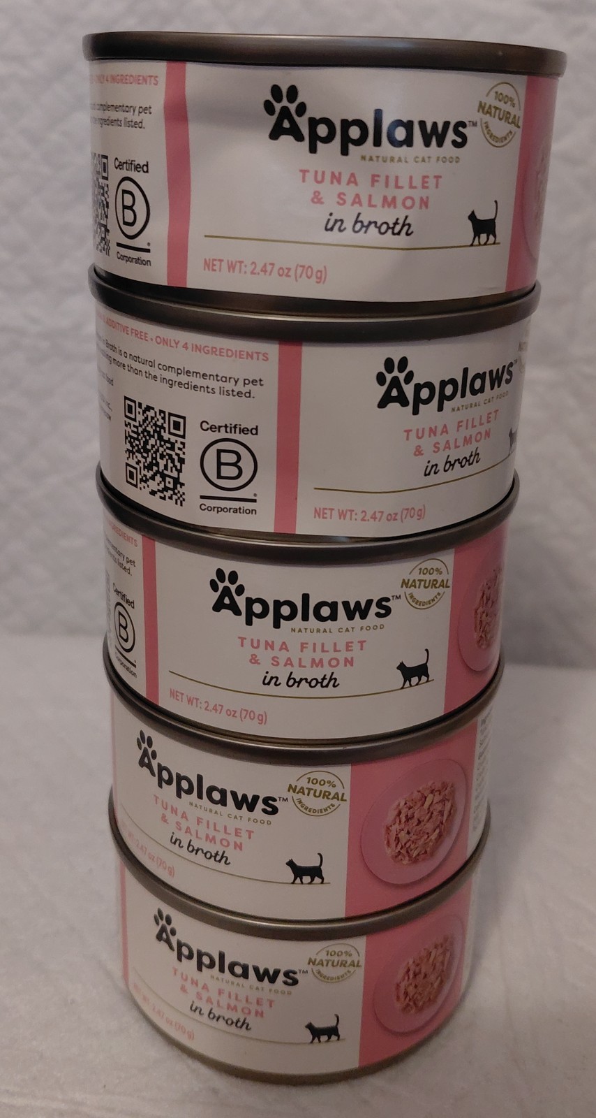 Applaws Natural Limited Ingredients Variety Broth Cat Food 22 Cans Chicken Tuna