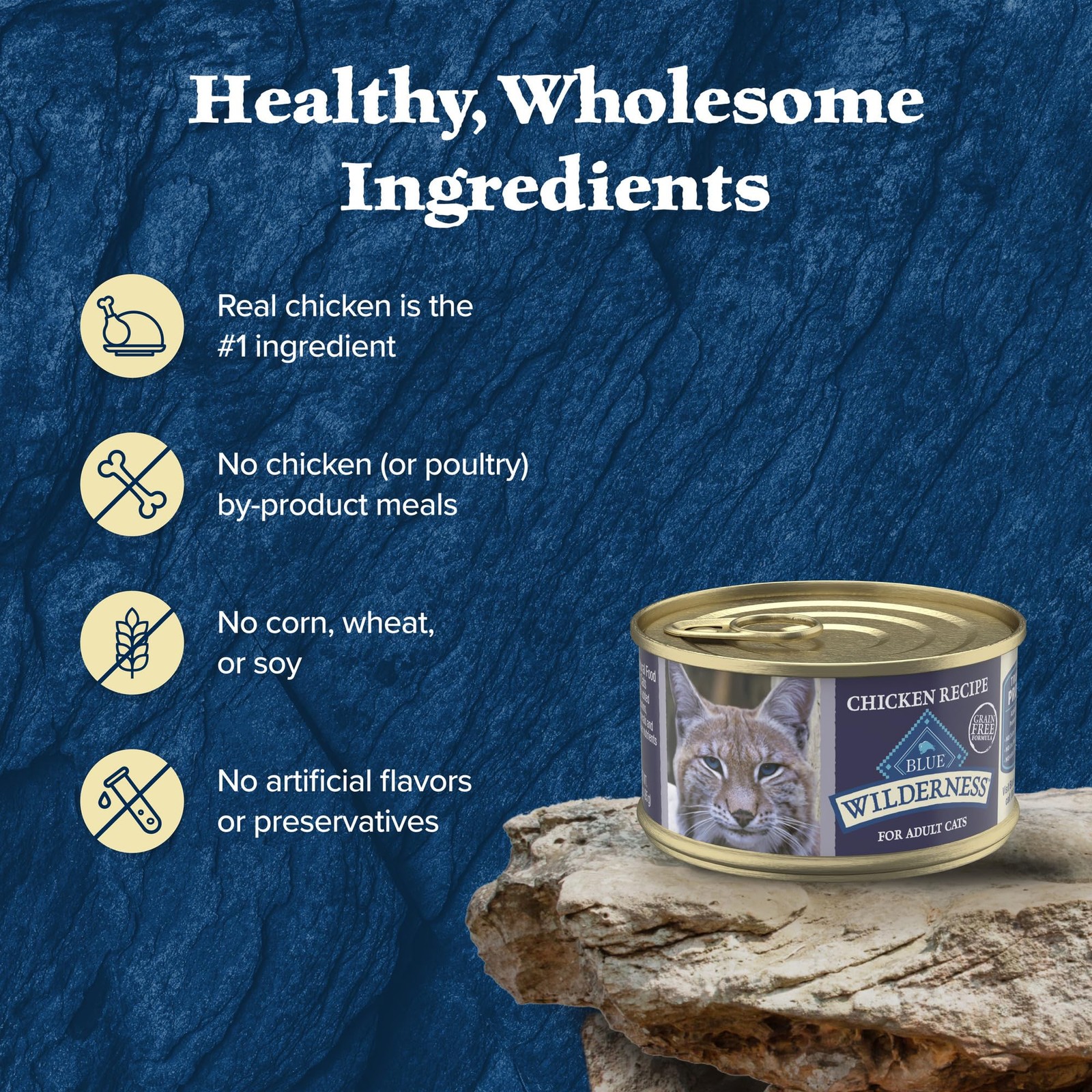 Blue Buffalo Wilderness High-Protein, Grain-Free Natural 3 Ounce (Pack of 24)