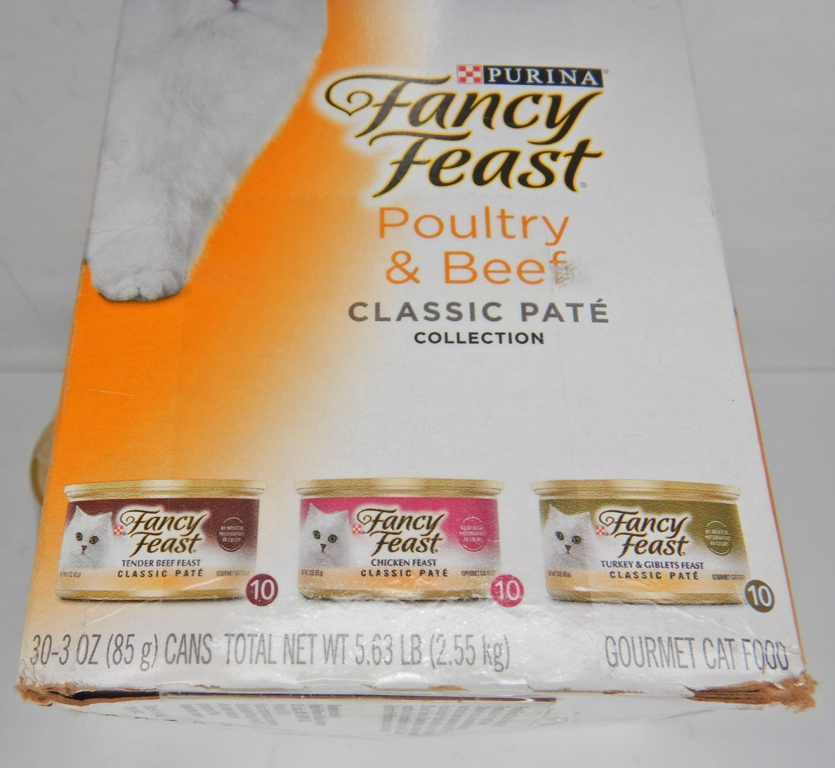 Purina Fancy Feast Variety Pack Seafood Fish Tuna & Salmon Cat Food Lot of 54