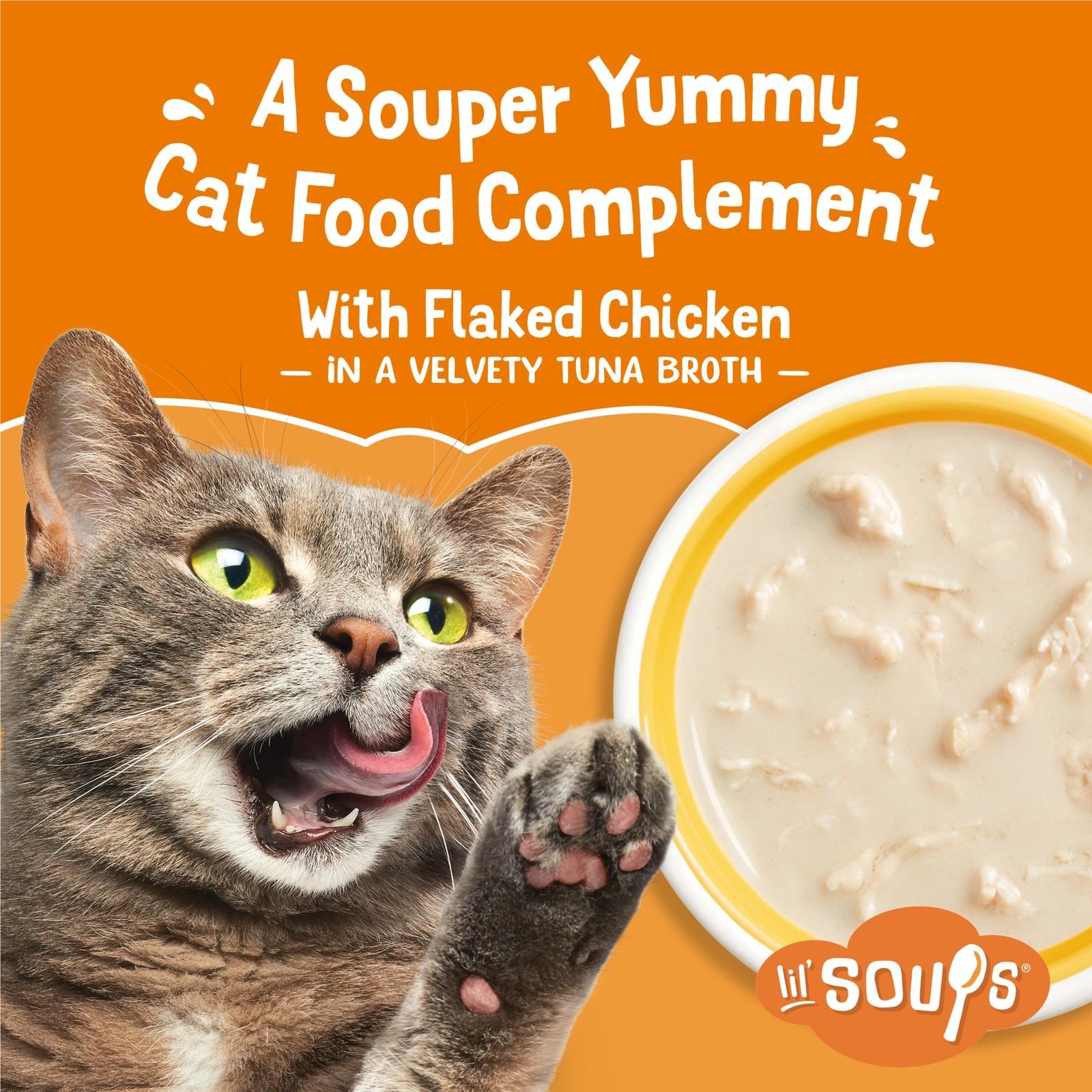 Purina Friskies Natural, Grain 1.2 Ounce (Pack of 8), Flaked Chicken in Broth