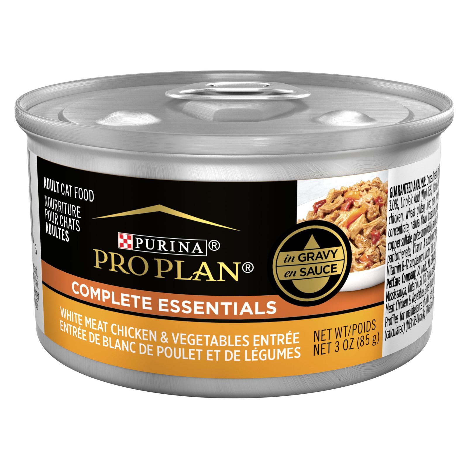 Purina Pro Plan High 3 Ounce (Pack of 24), White Meat Chicken & Vegetable