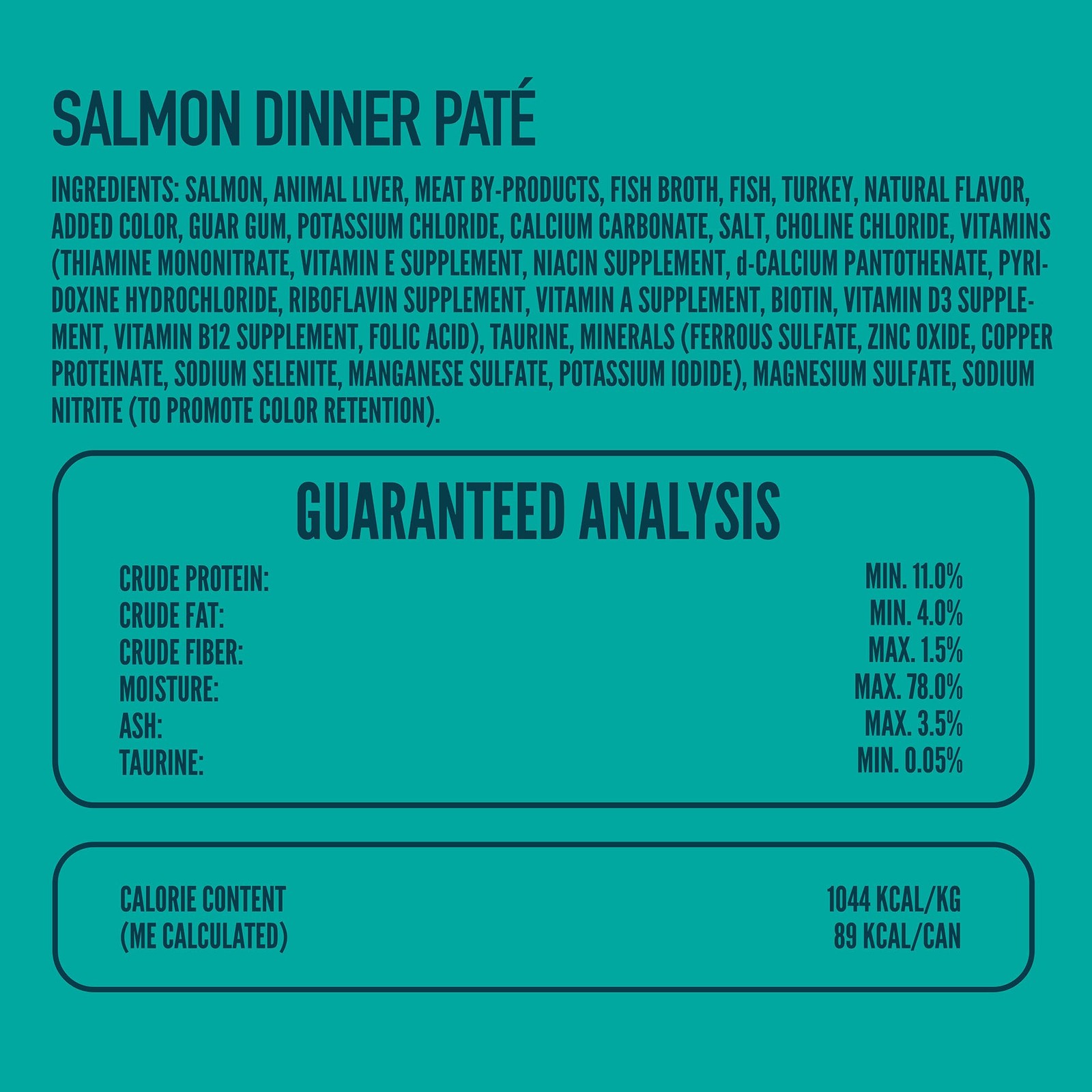 A Strong Heart Canned Wet Cat Food, Salmon Dinner Paté – 3 oz Cans (Pack of 2…