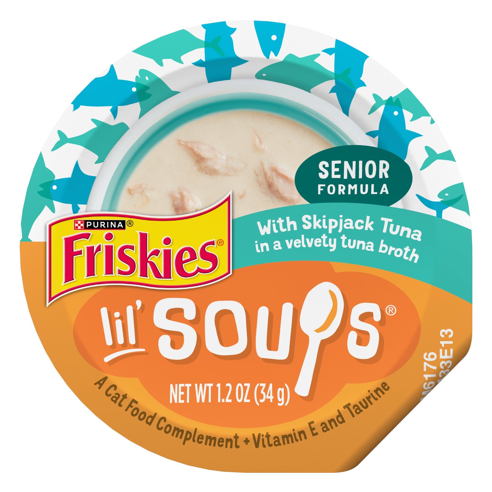Purina Friskies Grain Free 1.2 Ounce (Pack of 8), Skipjack Tuna in Broth