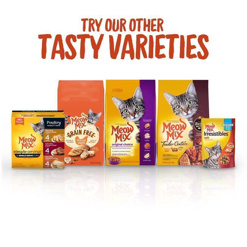 Soft Cat Treats W/ Real Salmon No Artificial Flavors Easy Resealable 12 Pouch