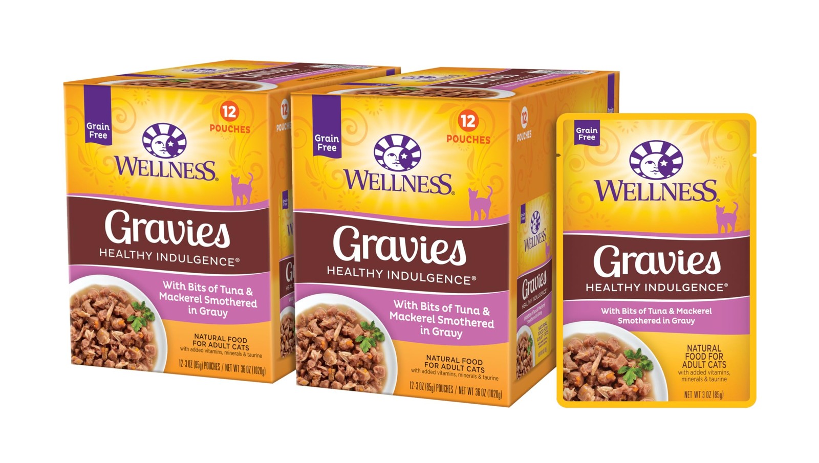 Healthy Indulgence Gravies Adult Wet Cat Food, Natural, Protein Rich, Grain F…