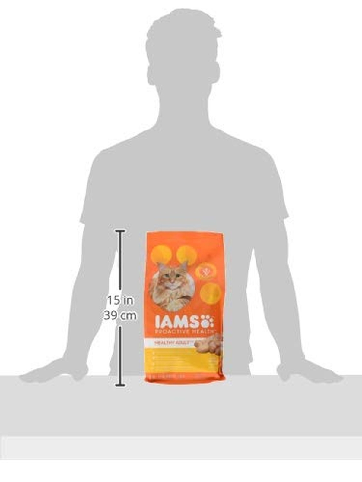 IAMS PROACTIVE HEALTH Adult Healthy Dry Cat Food with Chicken Cat Kibble, 3.5…