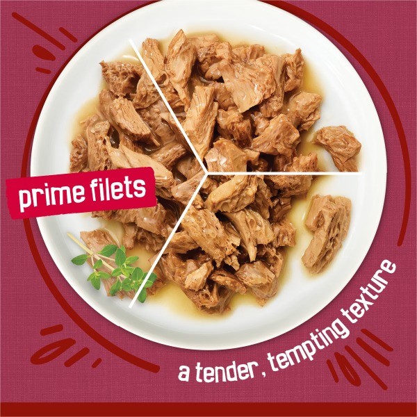Meaty Prime Filets Favorites with Chicken, Beef and Turkey Flavor Wet Cat Food
