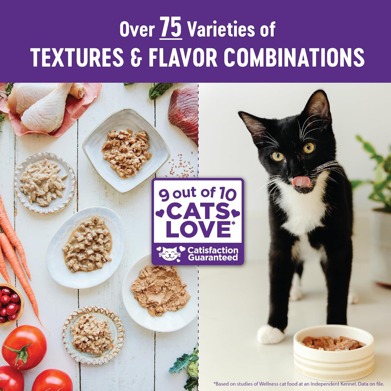 Wellness Healthy Indulgence Morsels Adult Wet Cat Food, Natural, Protein Rich, G