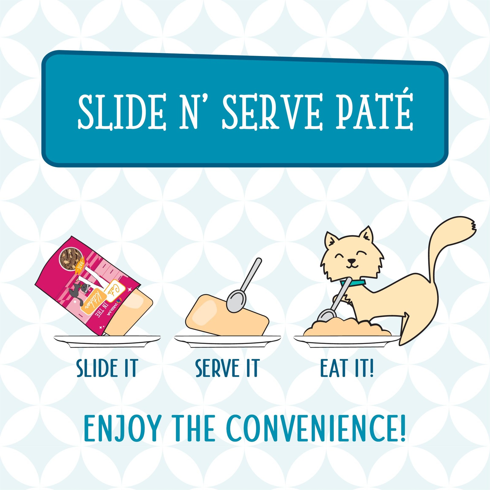 Cats in The Kitchen Slide N’ Serve The Brat Pack Variety Cat Food Pouches 3 O…