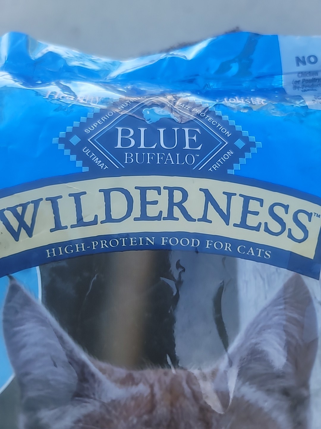 Blue Buffalo Wilderness Adult Dry Cat Food Chicken Grain Free 9.5 lb Aug 5 2027