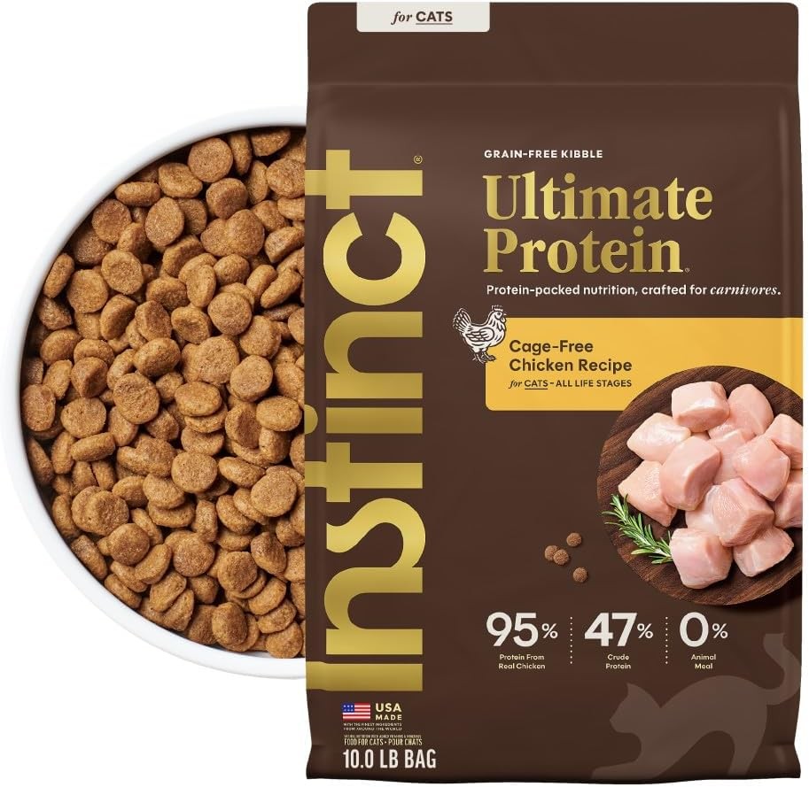 Ultimate Protein Grain Free Cage Free Chicken Recipe Natural Dry Cat Food 10 lb.