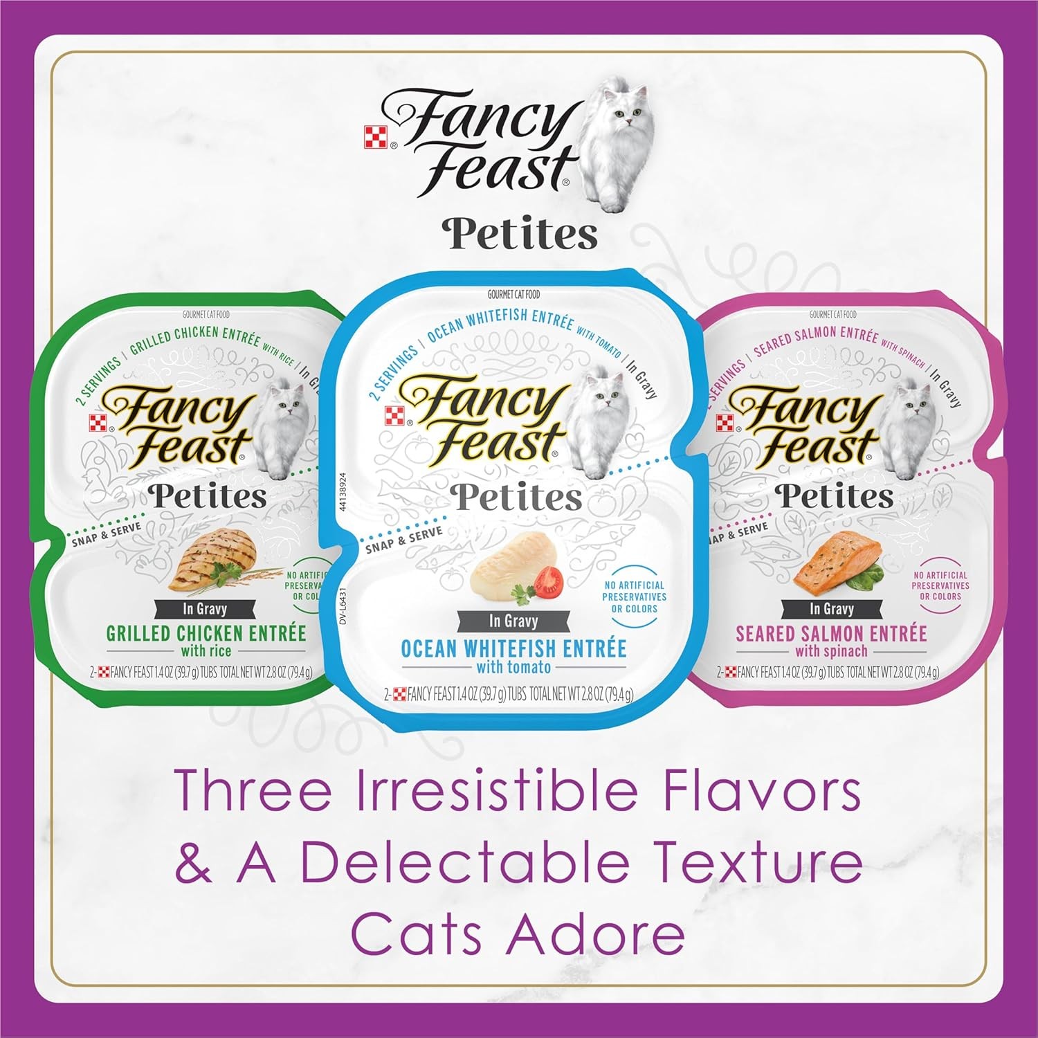 Purina Fancy Feast Gourmet Wet Cat Food Variety 2.8 Ounce (Pack of 12), Other