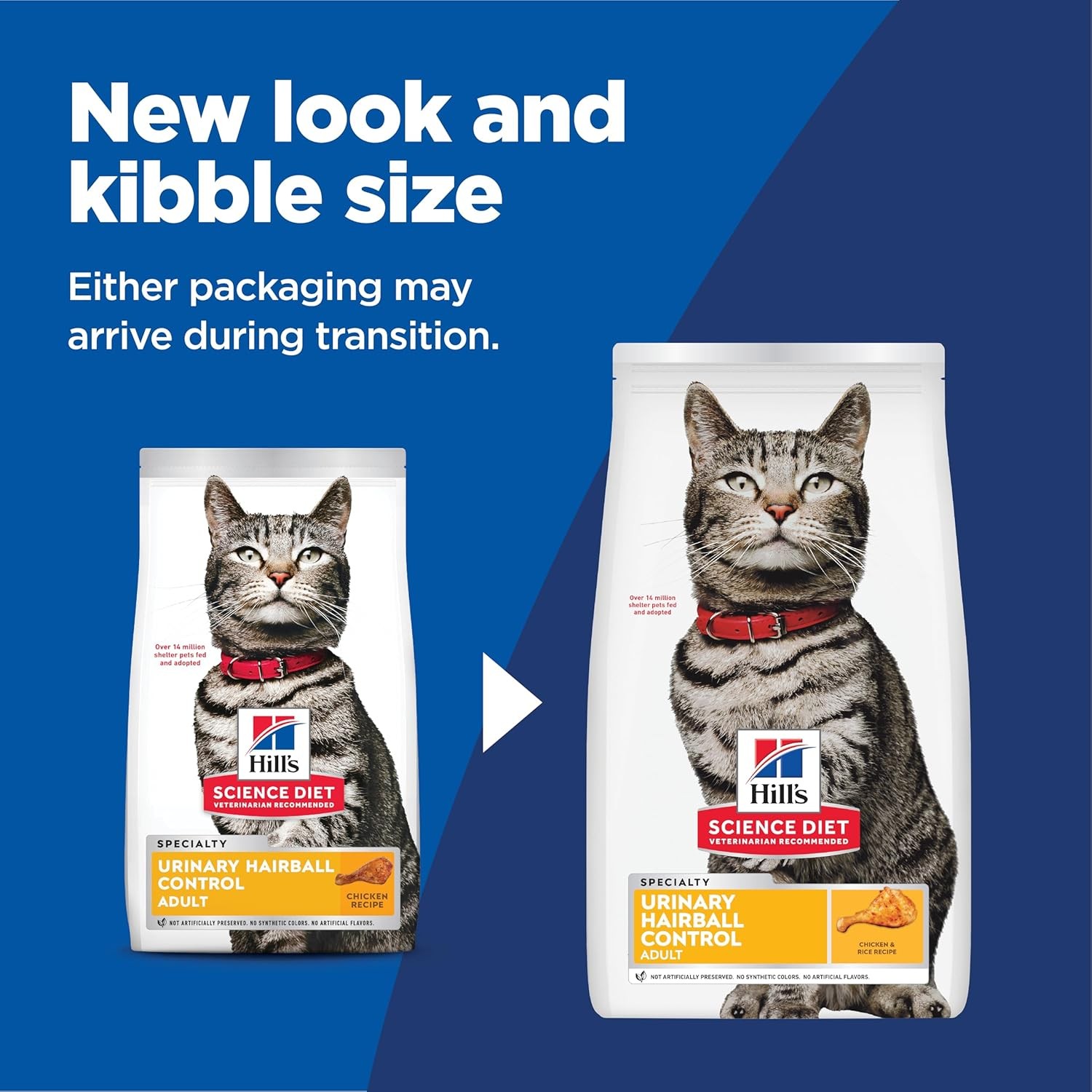 Hill’s Science Diet Adult Urinary & Hairball Control Chicken Dry Cat Food 15.5lb