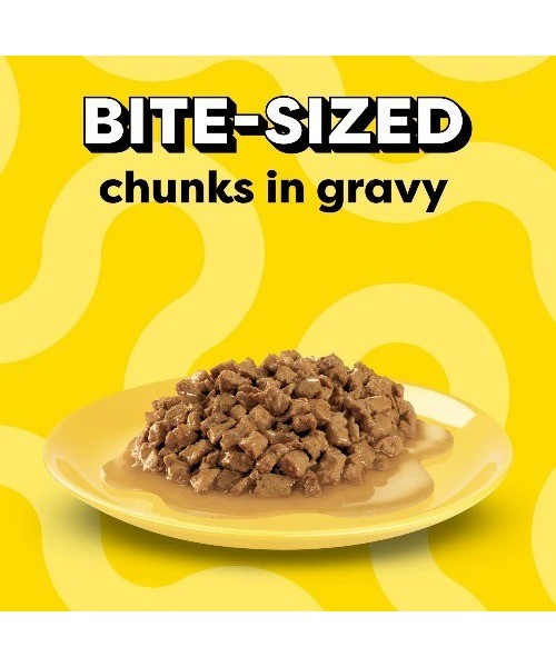 Bites in Gravy Variety Pack Adult Wet Cat Food, 3.5 oz Trays, 36 pk