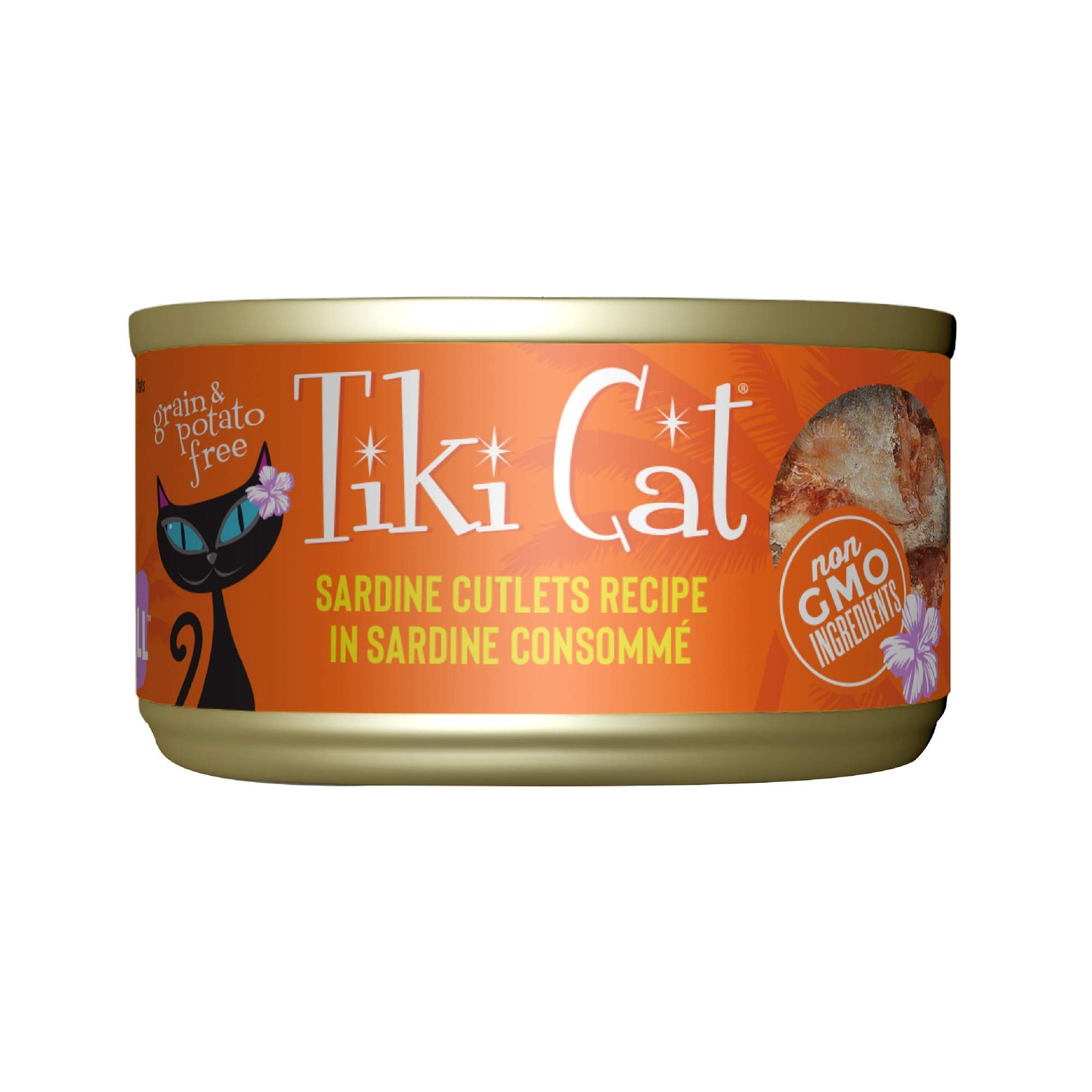 Tiki Cat Grill Wet Cat Food Sardine Cutlets 2.8oz Cans – 12 Pack