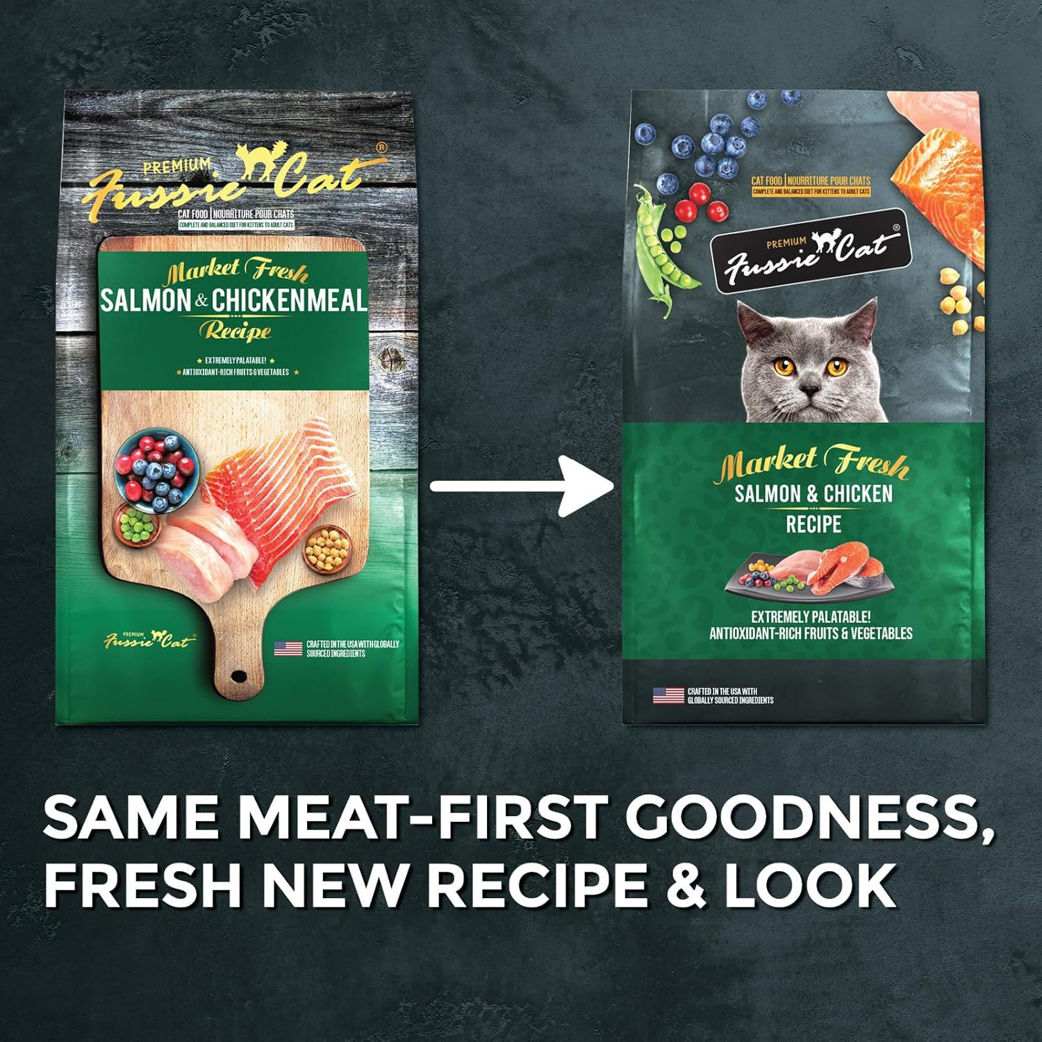 Market Fresh Salmon & Chicken Recipe, Dry Cat Food, 10Lb Bag