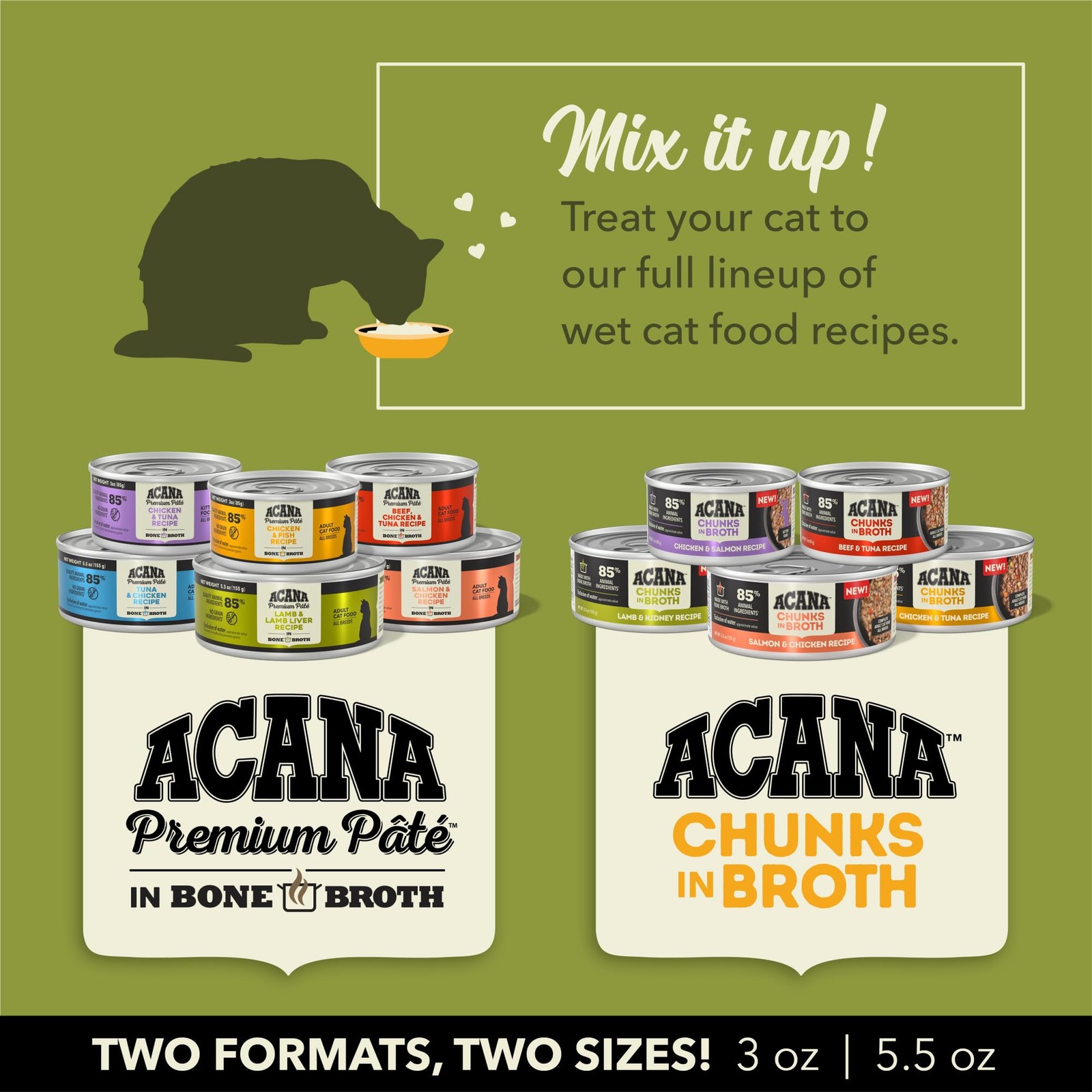ACANA Premium Pate Kitten Wet Cat Food in Bone 5.5 Ounce (Pack of 6), Purple