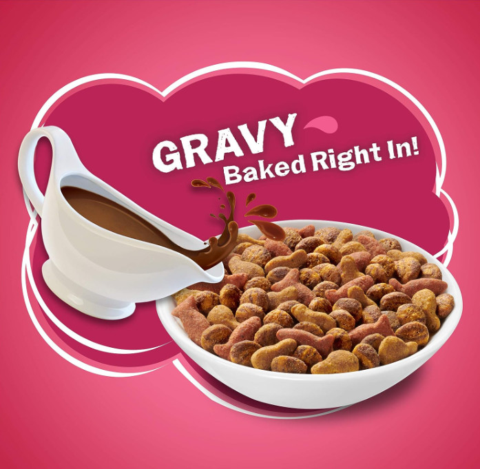 Original Purina Friskies Gravy Swirlers 100 Complete Dry Cat Food 22 LB