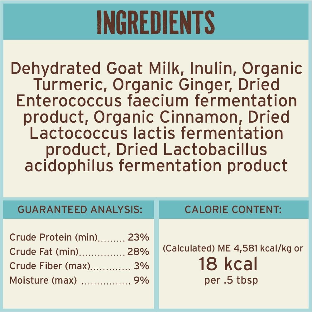 Primal Goat Milk Powder for Dogs and Cats, Shelf Stable 10.4 Ounce (2 bags)