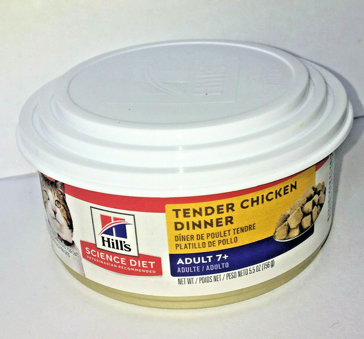 PET FOOD CAN COVER Reusable STORAGE LIDS Set of 2 HILLS SCIENCE DIET Wet Dog Cat