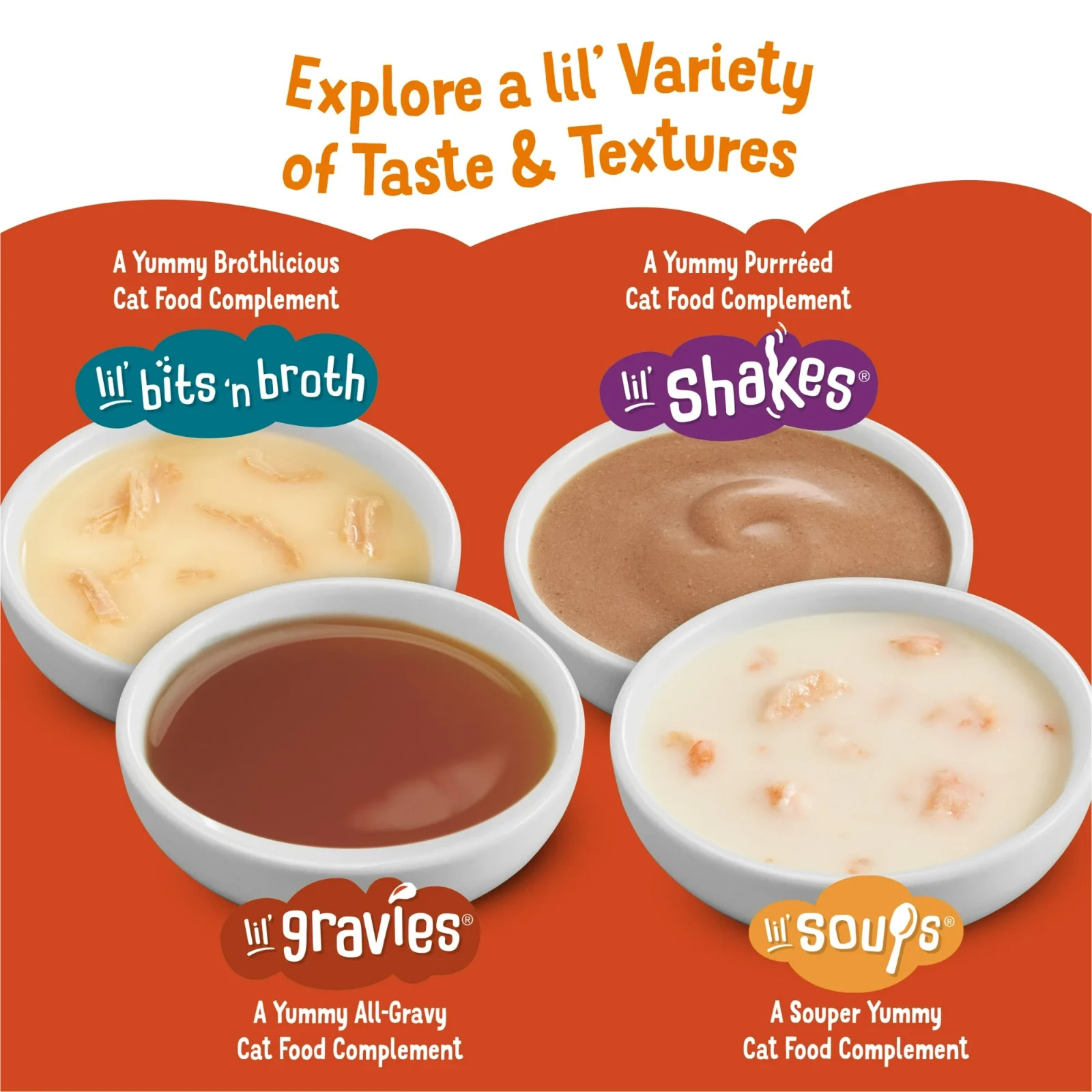 Purina Friskies Lil’ Soups Salmon and Tuna for Cats Variety Pack 1.2oz Cups 36Ct