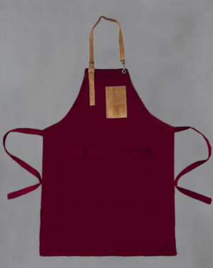 Delantal Gabardina Vino