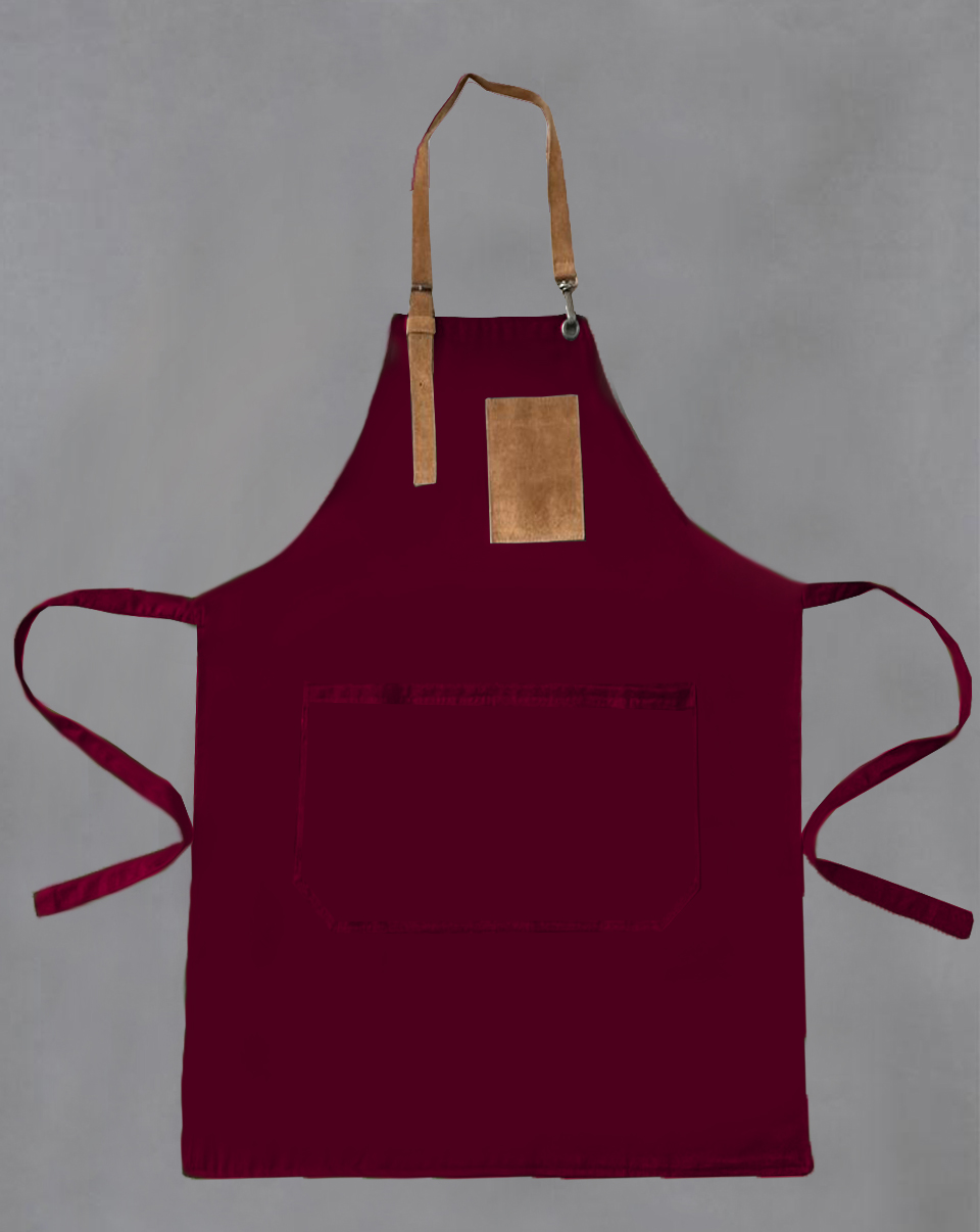 Delantal Gabardina Vino